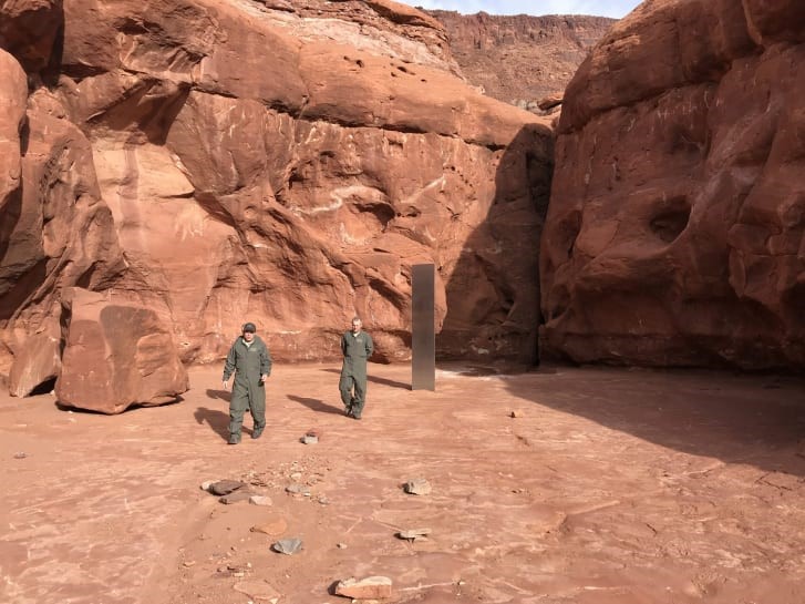 2020 12 Image10 Utah DPS Helicopter Crew Spots Mysterious Monolith