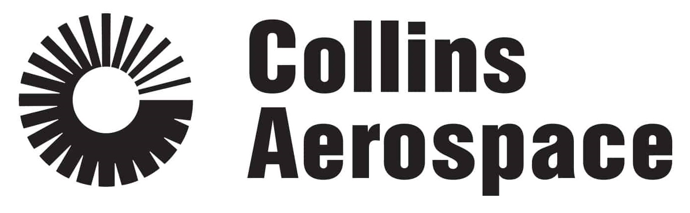Collins Aerospace Stacked Black